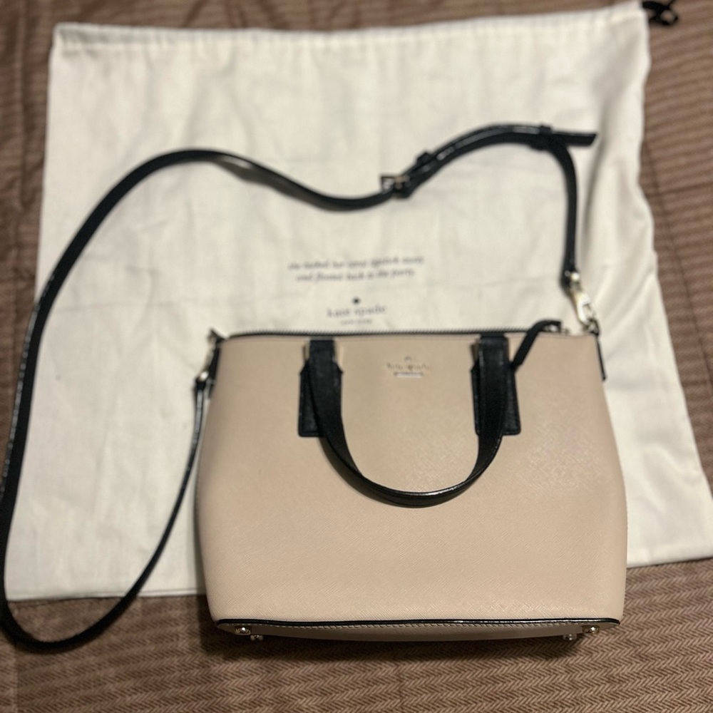 Kate Spade Beige and Black Women's Bag